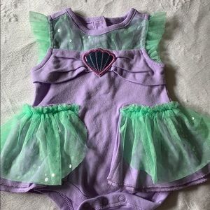 Disney baby little mermaid onsie